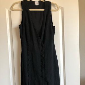 Third Form black linen dress